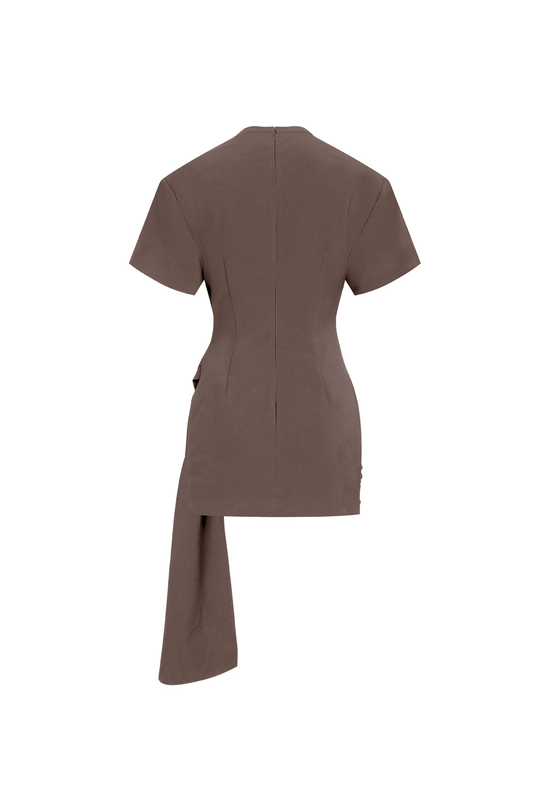 MARTINI MINI ELBISE - ÇIKOLATA