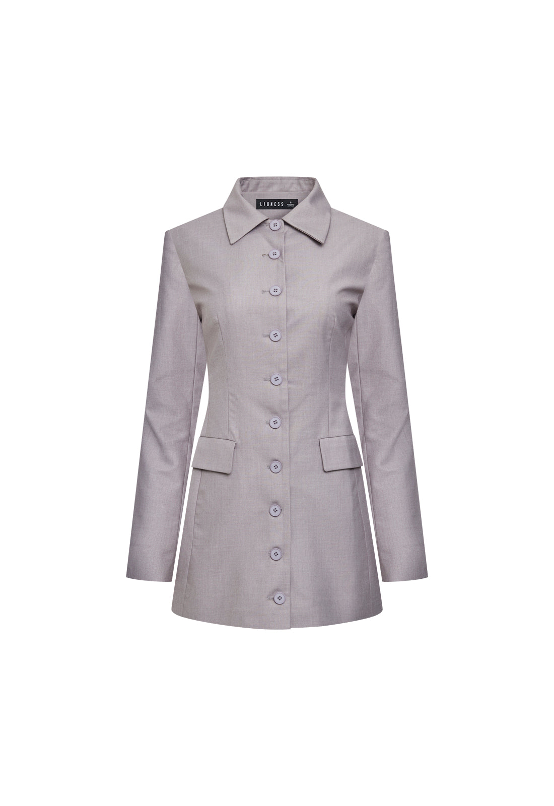 CHERI MINI ELBISE - GRI