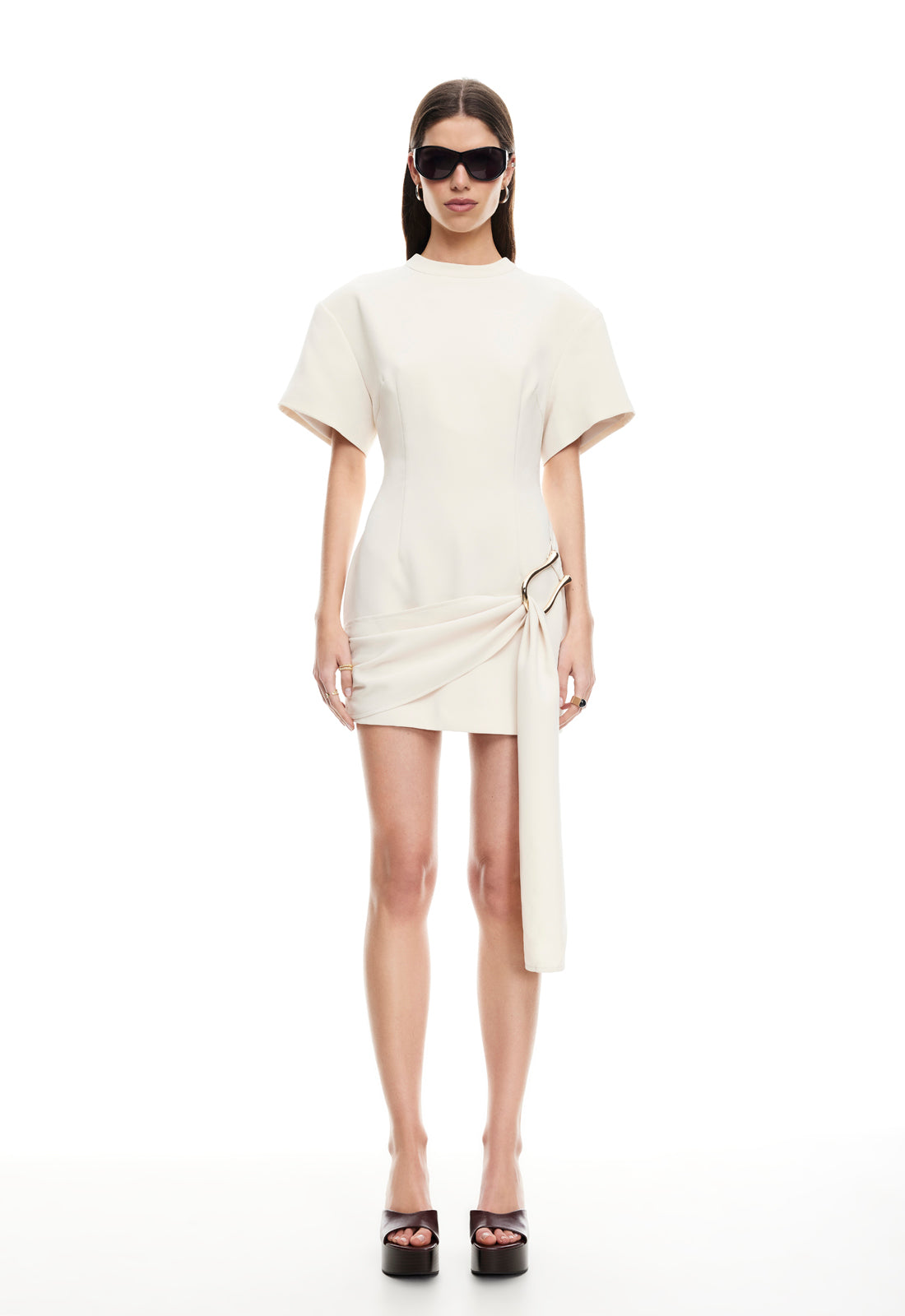 MARTINI MINI ELBISE - EGGNOG