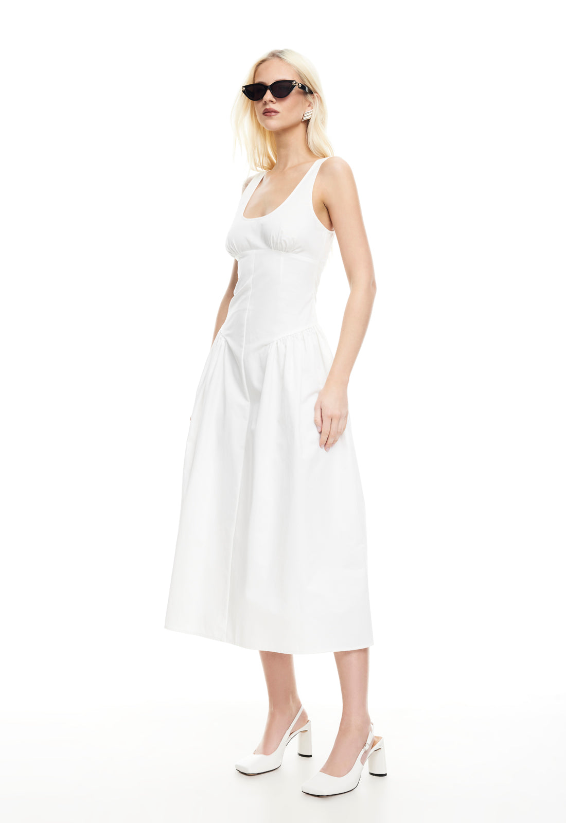 LUNA ROSA MAKSİ ELBİSE - PORSELEN