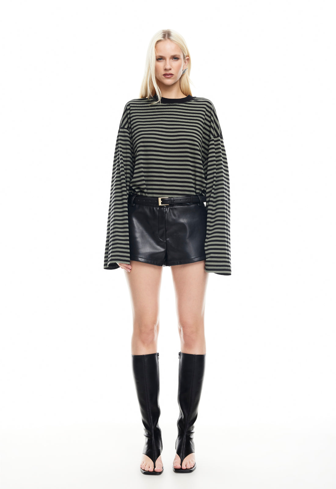 BLOOM UZUN KOLLU - ORMAN ÇİZGİLİ